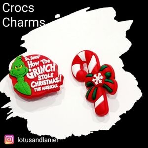 Crocs Grinch Christmas Charms Set of 2